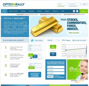 OptionRally, handle opsjoner